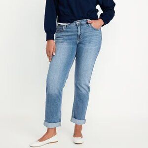 Old Navy Mid-Rise Wow Boyfriend Straight Jeans Size 20 Long